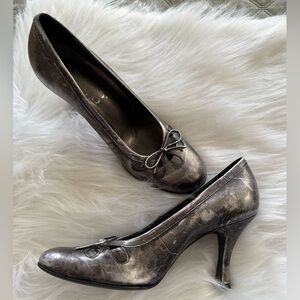Elegant Metallic Heels